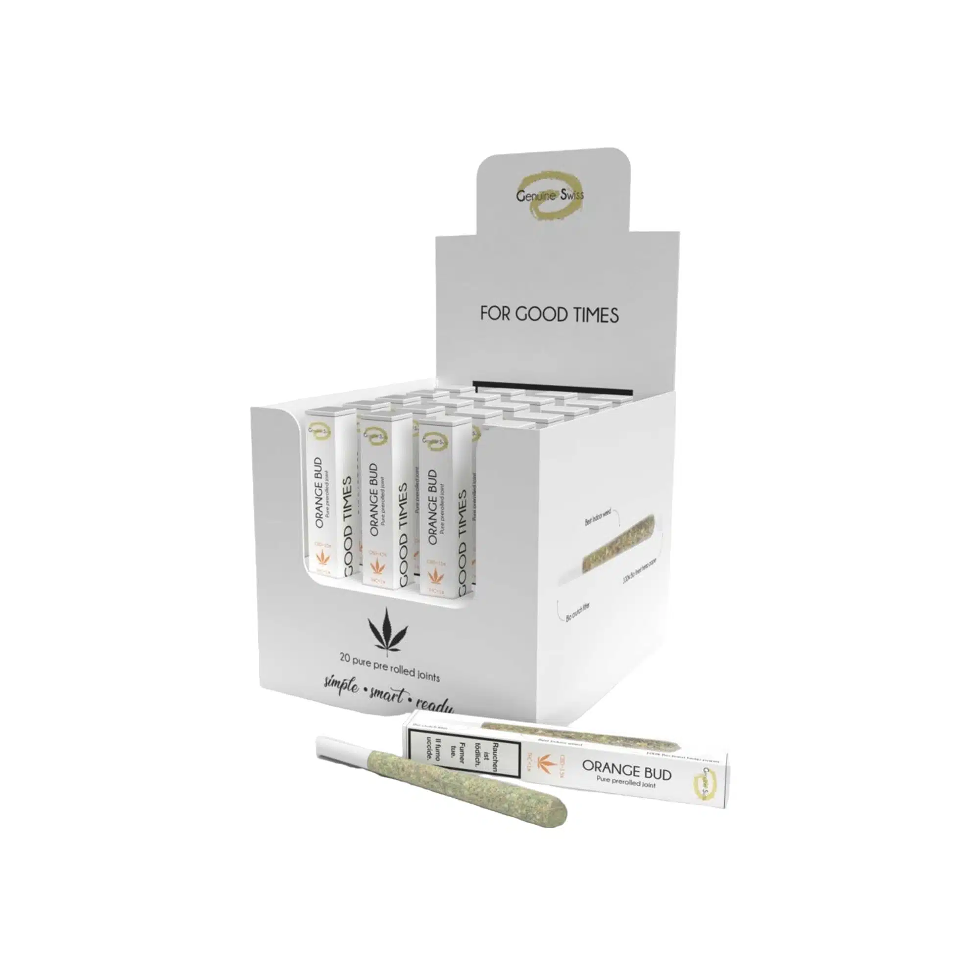 Pre Rolled Joint Party Box Orange Bud