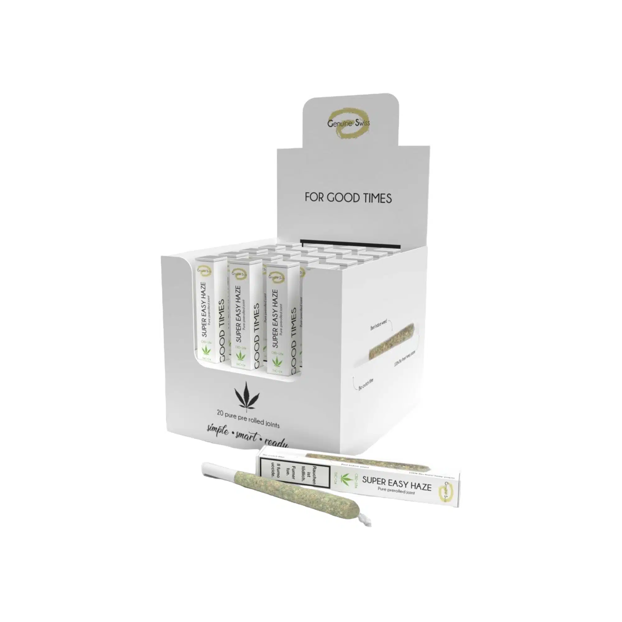 Pre Rolled Joint Party Box Super Easy Haze