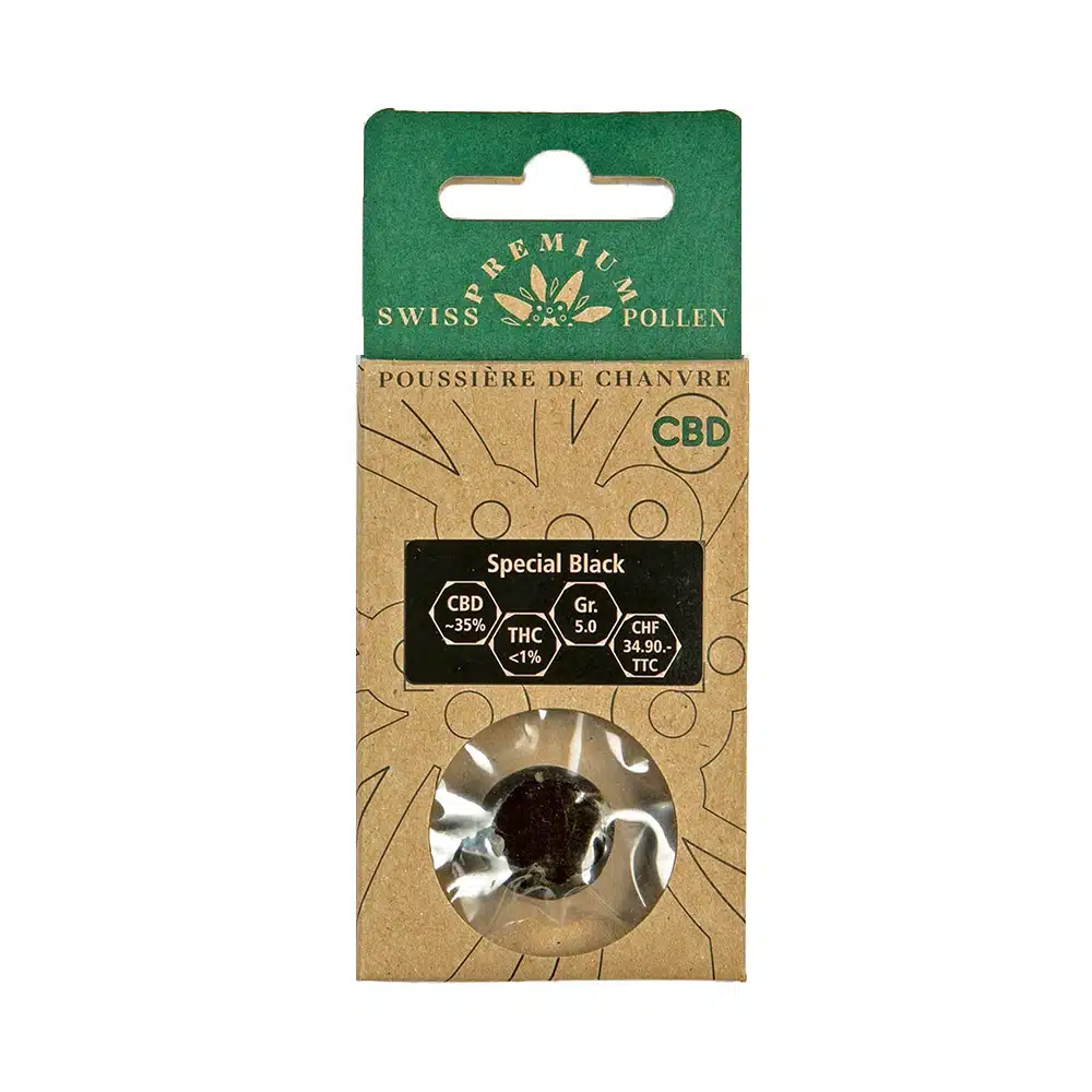 Swiss Premium Pollen CBD Hasch Special Black von