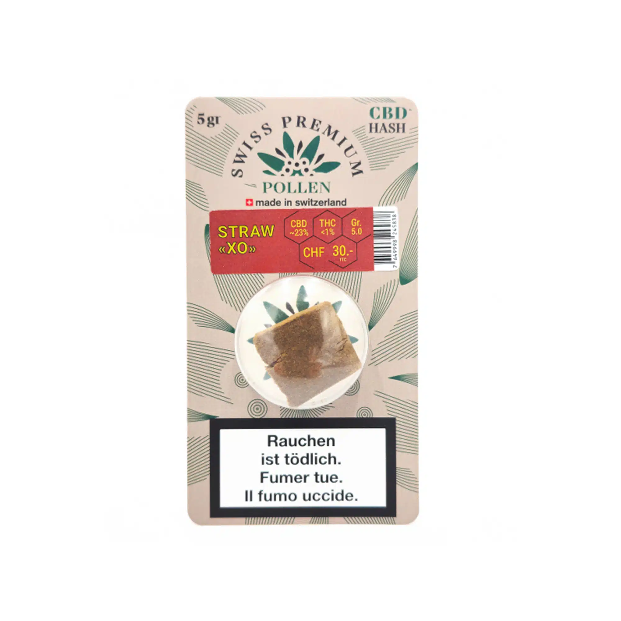 CBD Hasch Indoor Strawberry 5g by Swiss Pollen