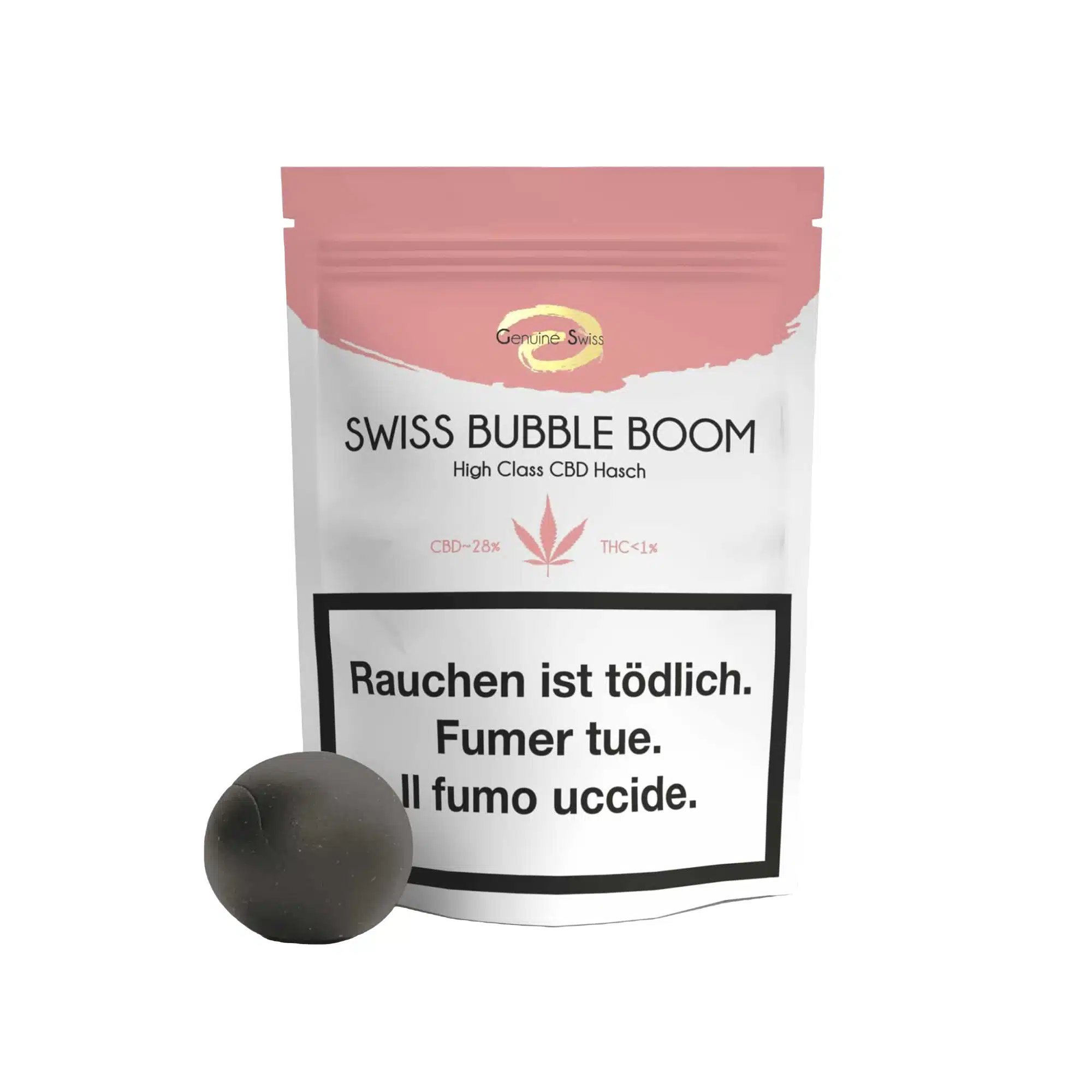 Swiss Bubble Boom 4g CBD rein Ice o lator Hash