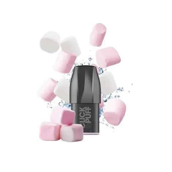 X Bar Vape Pod Marsh Mallow Kartusche Click & Puff nikotinfrei