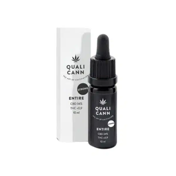 Qualicann ~ CBD Öl Entire (CBD 34% THC 0,2%) ~ 10ml