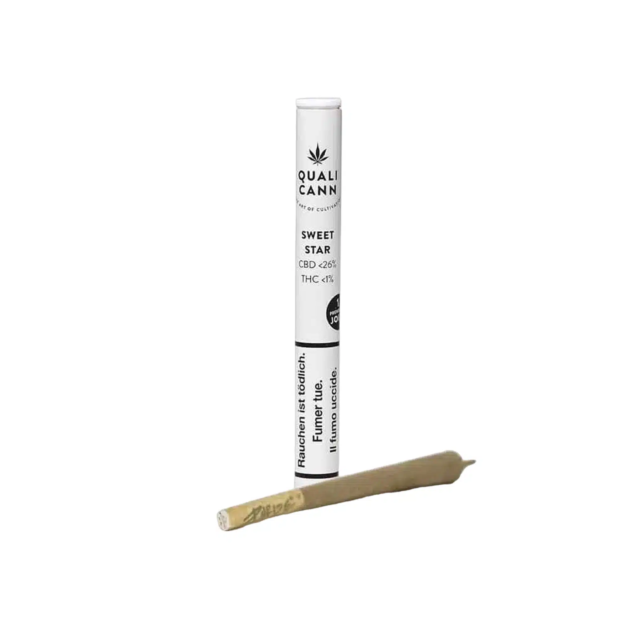 Qualicann x Purize® ~ Pre Rolled CBD Joint mit Aktivkohlefilter