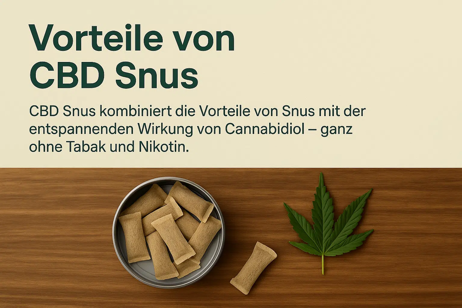 Cbd Snus schweiz