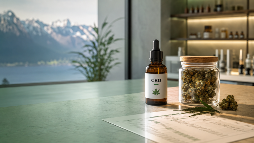 CBD THC Unterschied in der Schweiz mit CBD Öl, Hanfblüten und Laboranalyse