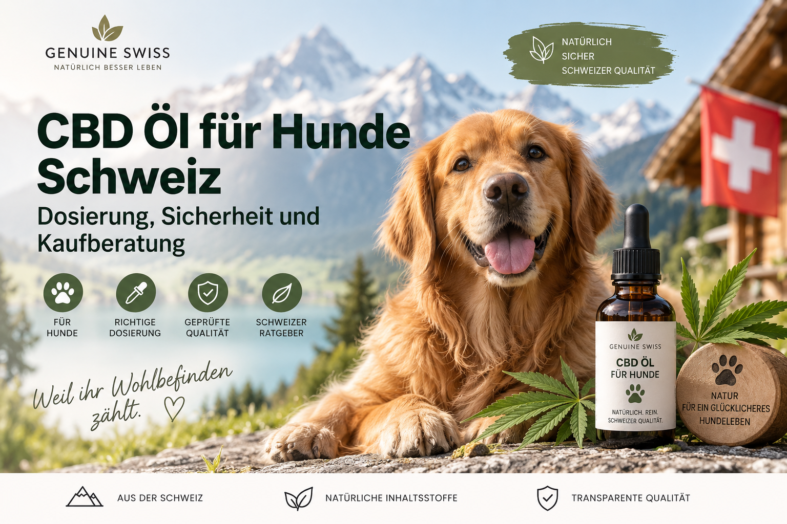 CBD Öl für Hunde Schweiz